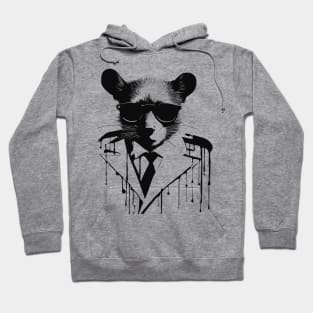 Ink-Clad Scholar: The Serious Mouse Hoodie